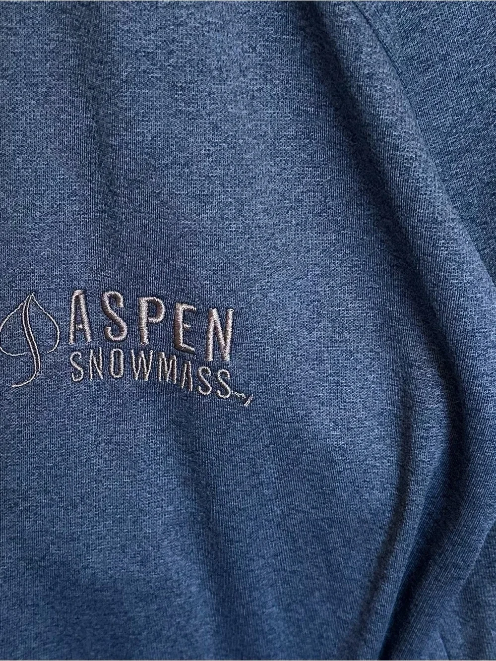 The North Face Aspen Snowmass Men's XL Quarter Zip Fleece Pullover Jacket Blue